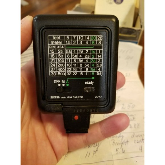 Sunpak 17SR Flash Auto Flash Shoe Mount With Box And Instructions Untested Thyri - Picture 8 of 9